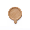 Wooden Coaster Beech Tea Coaster Potholder Coffee Cup Mat Square Round Solid Wood Coaster 10cm