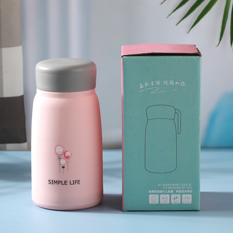 BPA-Free Portable Cute Glass Bottle