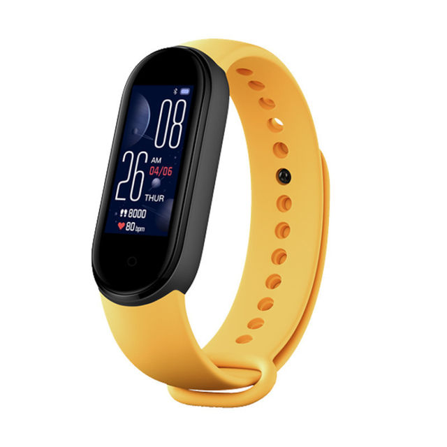M5 Smart Bracelet Heart Rate Blood Pressure Tracker Monitor Fitness M5 Smart Band Waterproof Touch Screen BT Smart Watch M4 M5