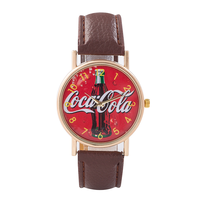  Custom Logo Coca Cola Printing Promotional Digital Wristband Watch