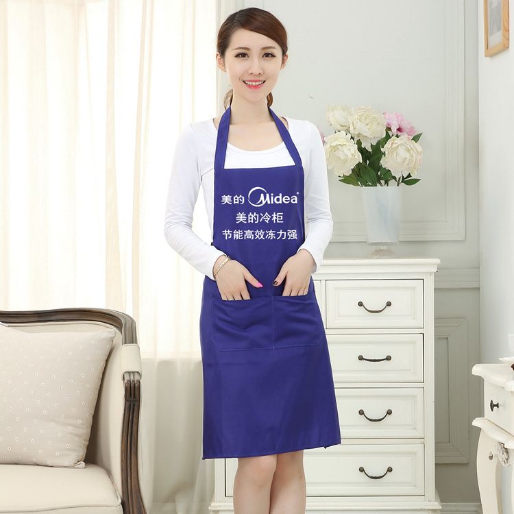 Bank Jewellery Shop Home Applicance Promotional Gift Cooking Apron with pocket