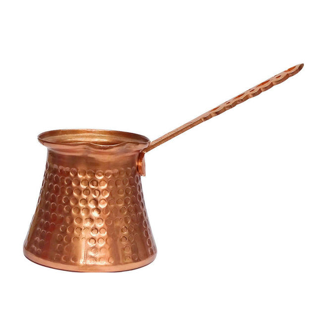 Graceful Turkish Coffee Pot Greek Arabic Coffee Maker Hammered Copper Coffee Cezve Small Pot
