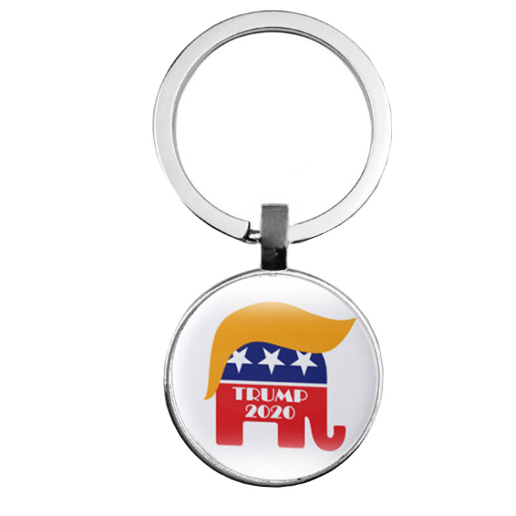 Americal Political Election Campaign Gift Metal Keyring