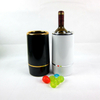Double Walled Plastic Clear Color Wine Cooler Bucket Champagne Custom for Bar Party