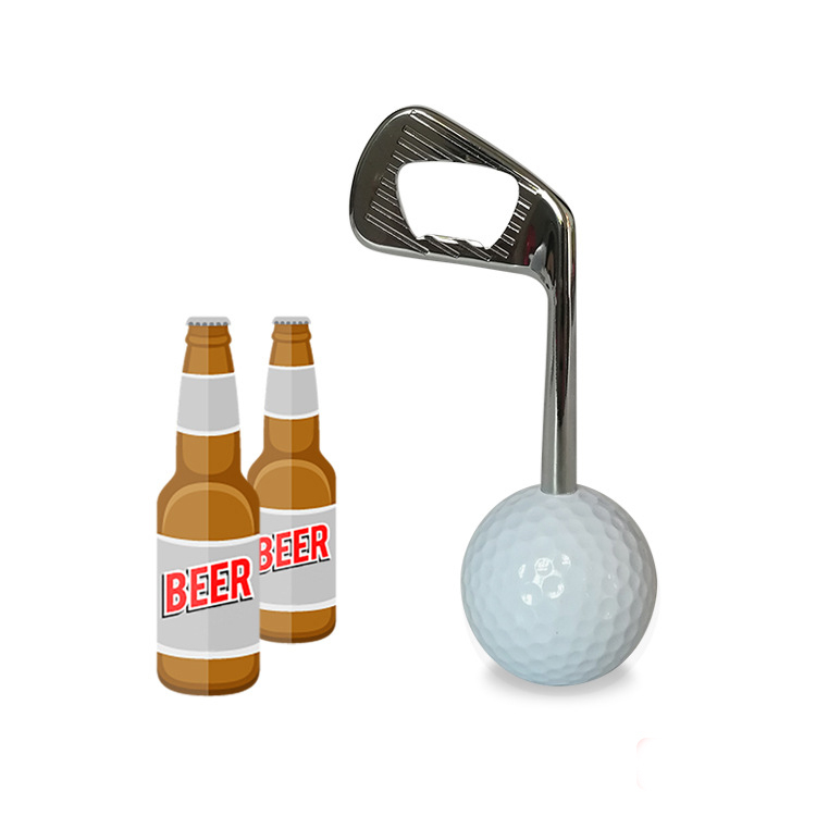 Creative Promotion Gift Golf Rod Shape Beer Wine Bottle Opener