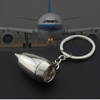 Zinc Alloy Custom Aircraft Model Key chain Airlines Gift Keyring