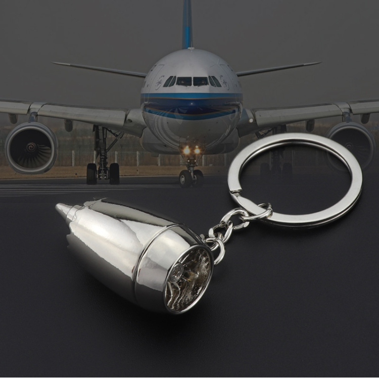 Zinc Alloy Custom Aircraft Model Key chain Airlines Gift Keyring