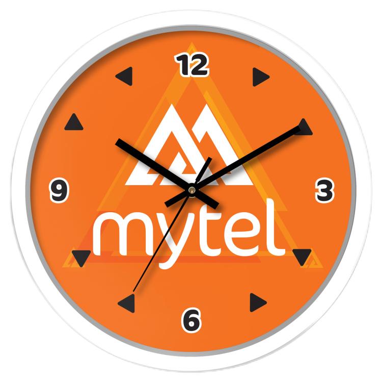 Logo Printing Promotional Gift 10" 12" Quatz Wall Clock