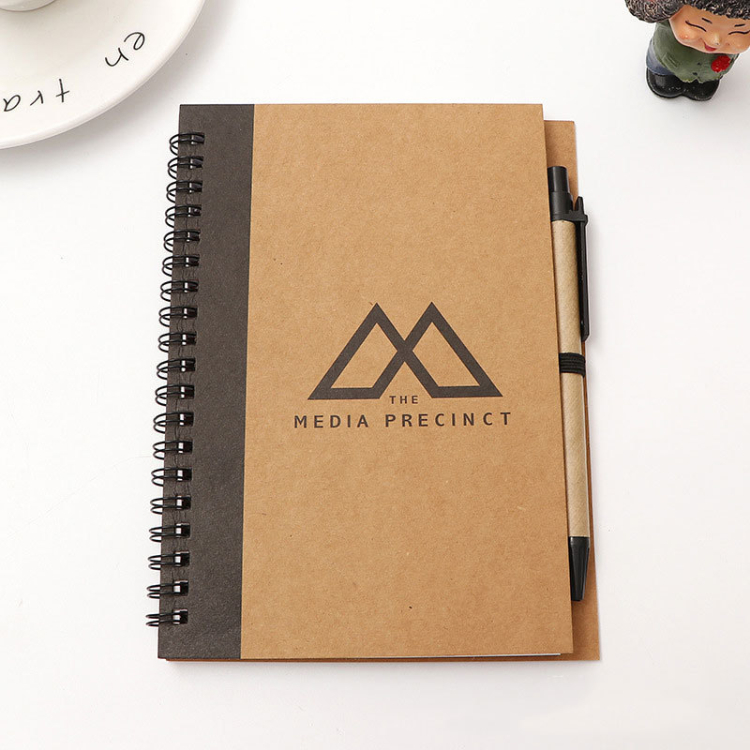 A5 Coil Notebook ECO Friendly Kraft Coil Note Book