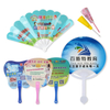 Cheap Customized Summer Giveaways Small Advertising Printing PP Plastic Hand Fan