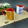 Wedding Gift Love Affair Heart Shape Pair Ceramic Cafe Mug