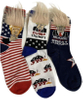 USA Presidential Election Campaign Material Giveawawys Gift Cotton Socks Hair socks Trump Name Jaquard Crew Sock