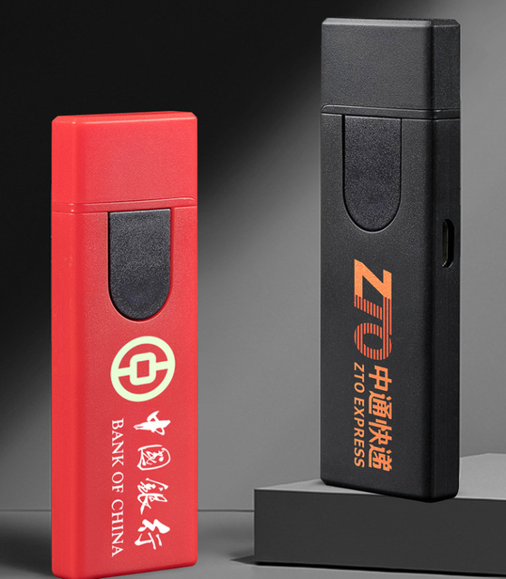 Custom Logo Cigarette Promotional Gift Smocking USB Ligter