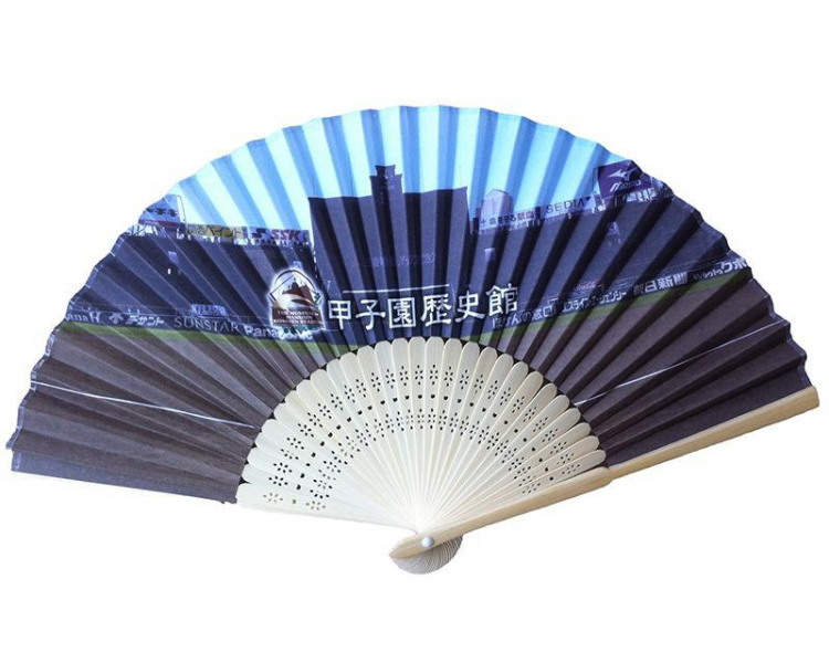 Custom Logo China Traditional Bamboo Paper Folding hand fans custom printing hand fan bamboo crafts
