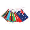 Festival Restaurant Bar Decorative 100% Polyester Rectangle Triangle Pennant String Bunting Flag