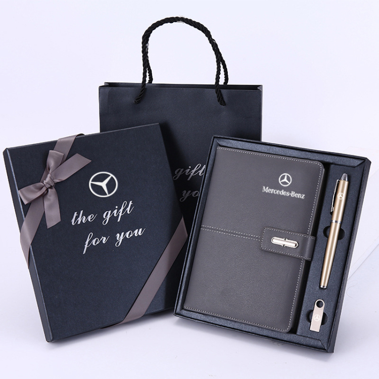 Car Marketing Events Gift Set Notebook Pen USB Gift Set with gift bags