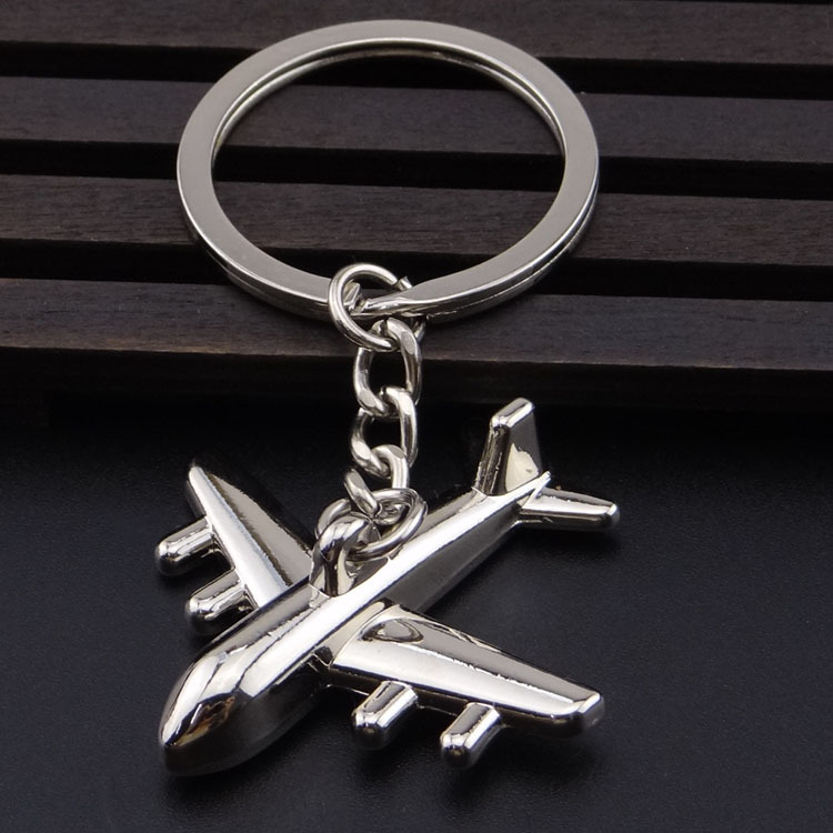 Airlines Gifts Metal Plane Model Keychain