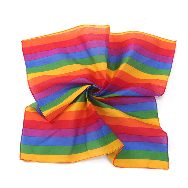 Rainbow Handkerchief Bandanas