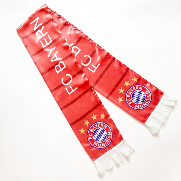 Football Game World cup Custom High quality football club knitted scarf Custom Soccer Cheering Scarf