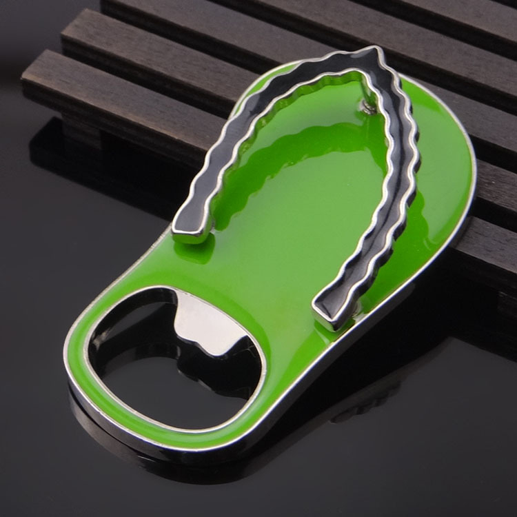 Creative New Wedding Gifts Beach Gift Slipper Bottle Opener Refrigerator Sticker Business Gift Metal Key Chain