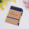 ECO Friendly Pocket Notebook Planner Book Go Green Gift Note Pad with Pen