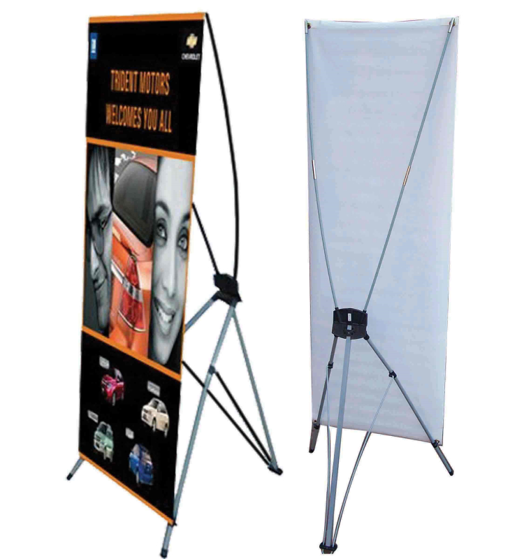 Retractable X Banner Stand Economic X Banner Display Stand for Exhibition Show