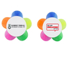 Custom Logo Plastic Multicolor 5 in 1 Flower Shape Highlighter Marker Pen