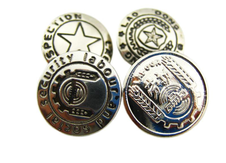 Custom OEM Logo Uniform Buttons