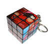 Bank Promotional Gift Keyring Magic Cube Custom Printing Advertising Gift