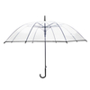 Creative transparent umbrella 8-bone umbrella automatic straight handle long handle transparent umbrella large customized logo