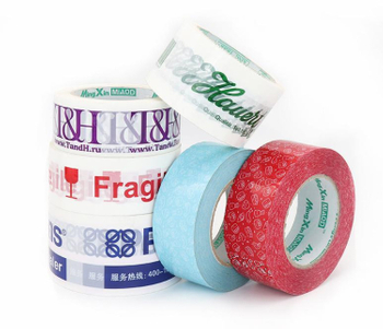Custom Roll Shipping Logo Printed Clear Bopp Packing Tape