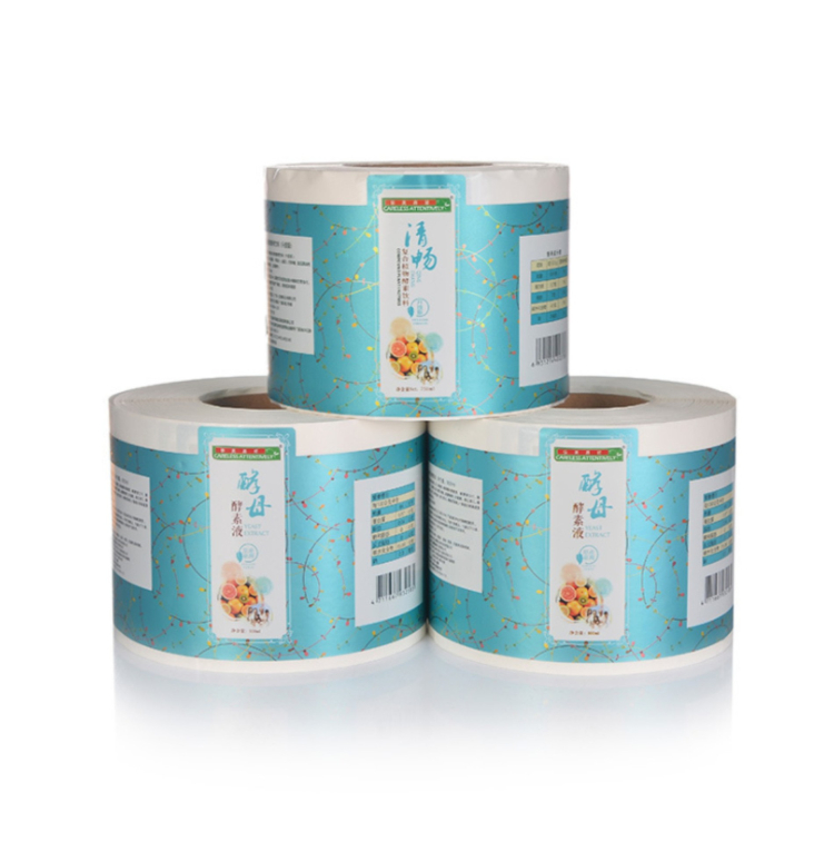 Custom Printed Logo Labels For Packaging Vinyl Waterproof Sticker Printing Roll Label Round Stickers