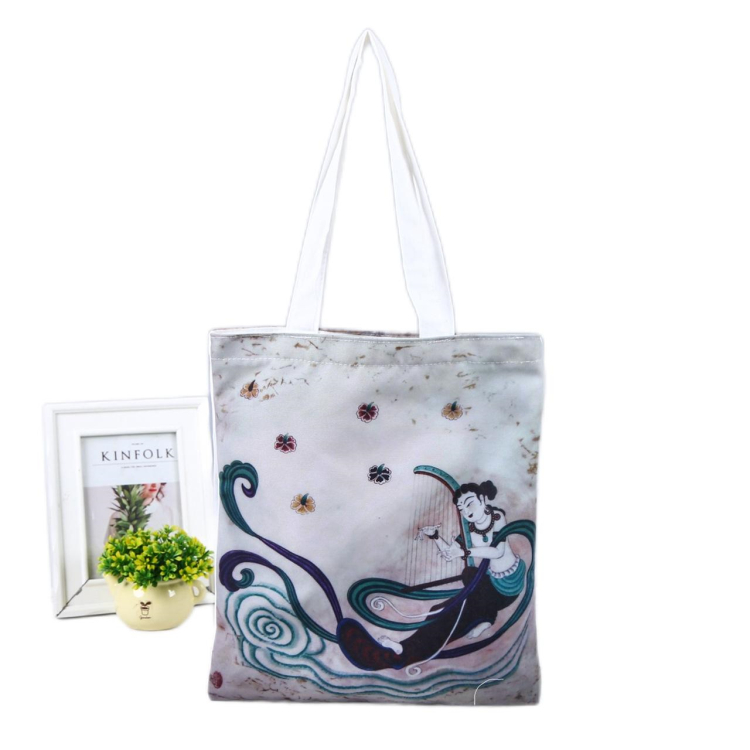 Beautiful Design Cotton Canvas Shopping Bag