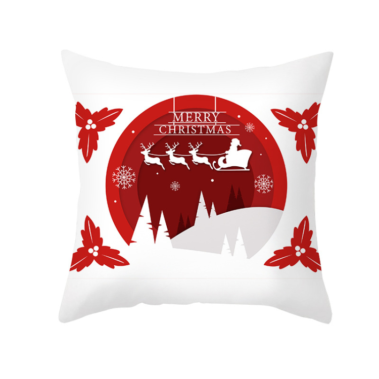 Christmas Promotional Gift Home Decoration Pillow Cover Pillowcases