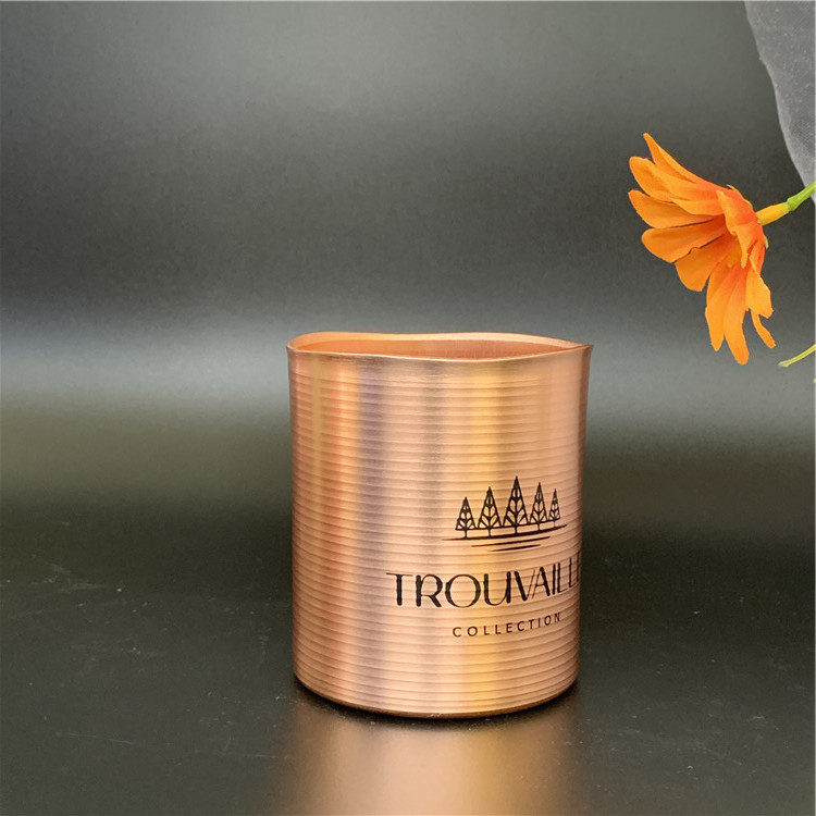 Christmas Party Banquet Graceful Aluminum Candel Cup Holder