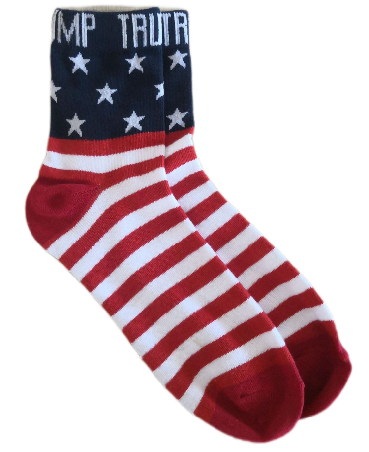American Presidential Election Campaign Material Promotional Giveawawys Gift Cotton Socks with candidate name jaquard 
