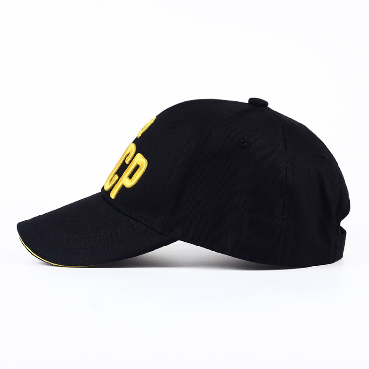 High End Political Party Election Gift Cotton Twill Baseball Cap with Logo Embroidery