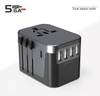 High End Executive Business Gift Universal travel Adapter 2000W 8A Type C 5 USB Ports CE
