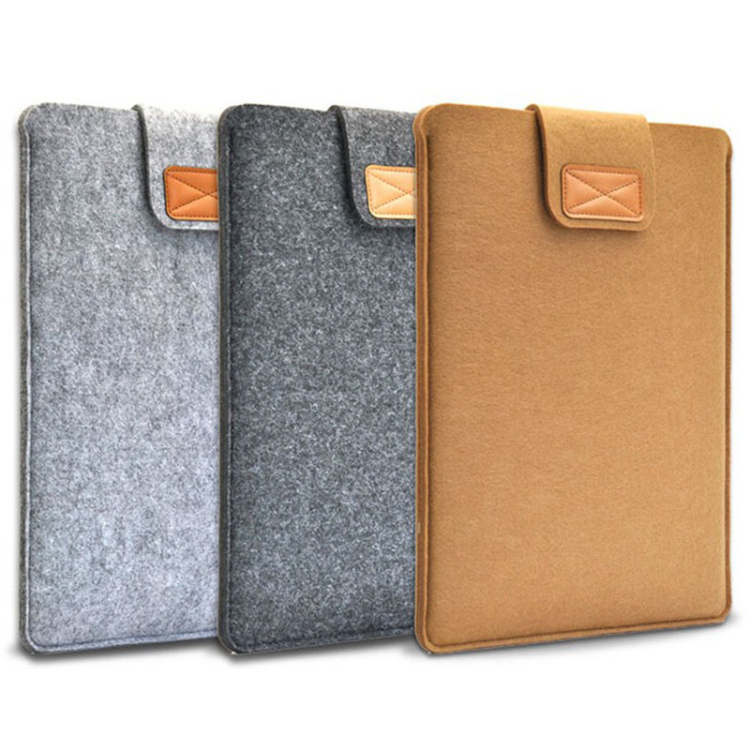 Custom Logo Felt Laptop iPad Cover Sleeve