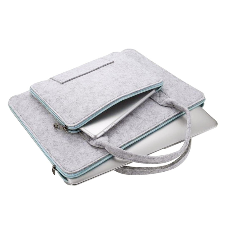 Custom logo travel computer bags 14 inch laptop Felt Computer Bag