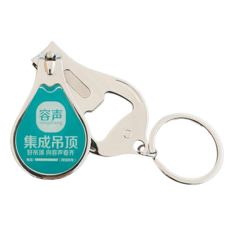 Custom Logo Marketing Advertising Gift Nail Clipper with Opener