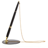 Metal table pen with bead chain desk pen luxury office bank counter signature pen for business promotional gifts