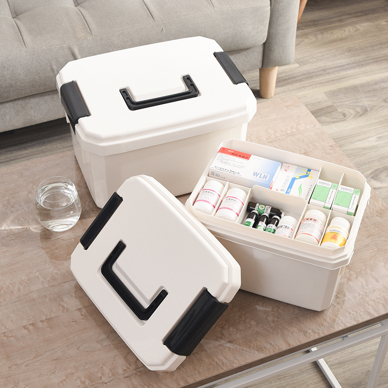 Medical Gift Household First Aid Box,Pill Case