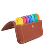7 day 28 case colored pill box organizer in PU leather bag Weekly Large Travel Pill Organizer 4 Times a Day