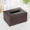 Hotel Home Promotional Gift Classic Leather Tissue Box Case