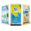 Free Standing Portable Door Shape Tube Banner Stand Hanging Graphics Display With Stand Holder