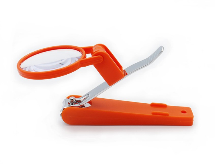 Creative Aged People Nail Clipper with Magnifier and Light