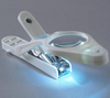 Creative Aged People Nail Clipper with Magnifier and Light