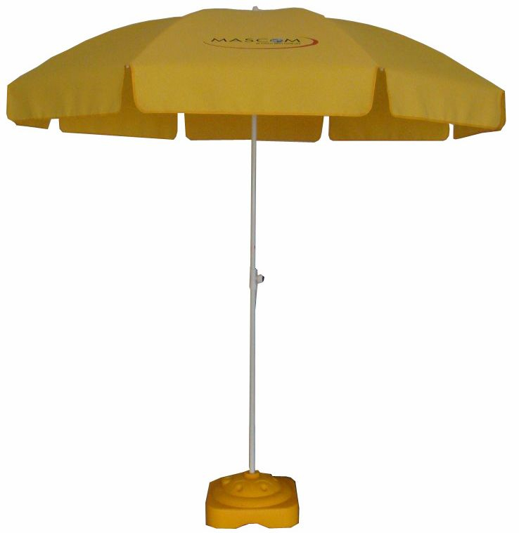 Telecom Promotional Gift Beach Umbrella Custom Printing Oxford Windproof Parasol