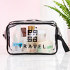 Transparent PVC Cosmetic Bag Women Clear Makeup Organizer Pouches Tote Travel Toiletry Bags Set
